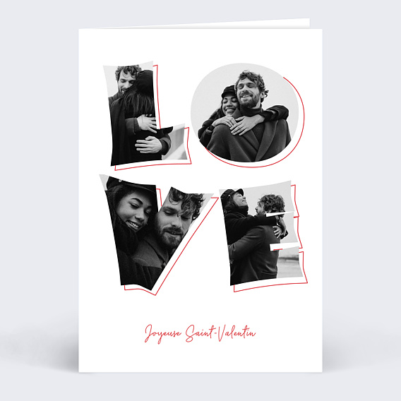 Carte d'amour Love Photo