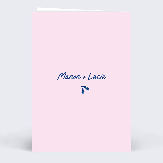 Carte d'Amour Vivre d'Amour et d'Eau Fraiche