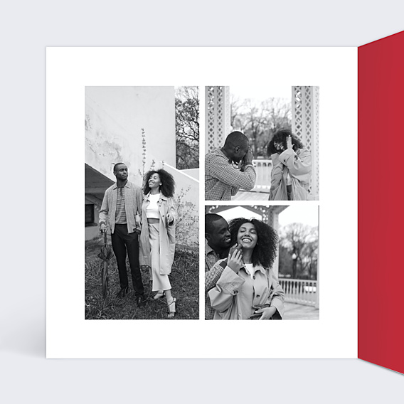 Carte d'Amour Photo coeur