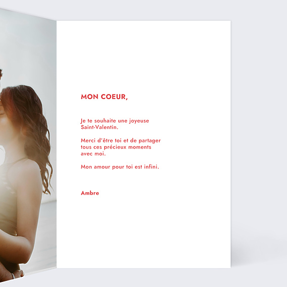 Carte d'Amour Phrases Amour