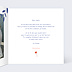Carte d'amour Courrier Fleuri Intérieur Droit
