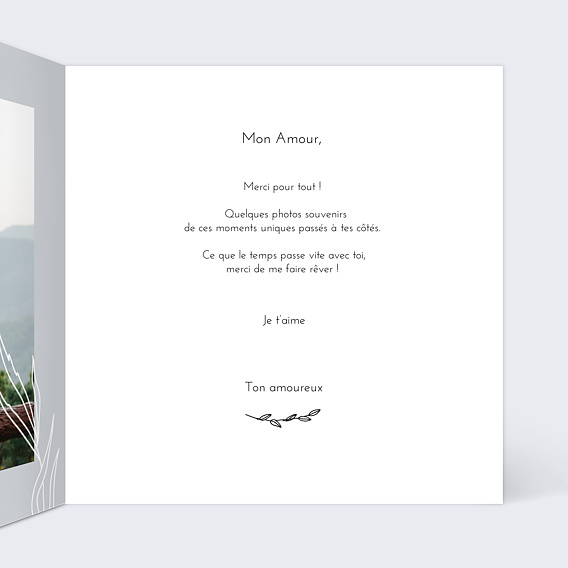 Carte d'Amour Anniversaire amour