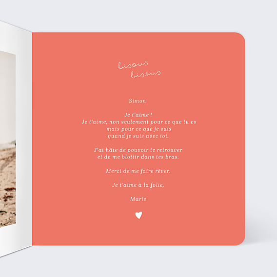 Carte d'Amour Livraison de Bisous