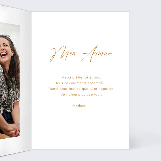 Carte d'Amour Photo arche