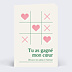 Carte d'Amour Gagné !
