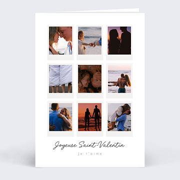 Carte d'Amour Ple-Mle Polaroid