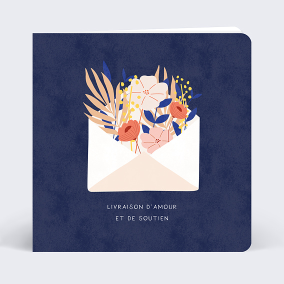 Carte de condoléances Livraison d'amour