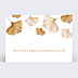 Carte de Condoléances Fleur Beige