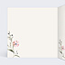 Carte de Condoléances Cadre fleuri