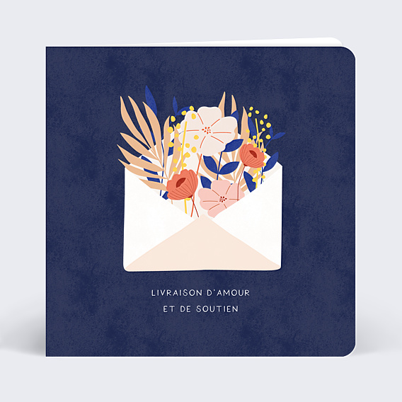 Carte de Condoléances Livraison d'amour