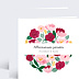 Carte de condoléances Ronde de Fleurs