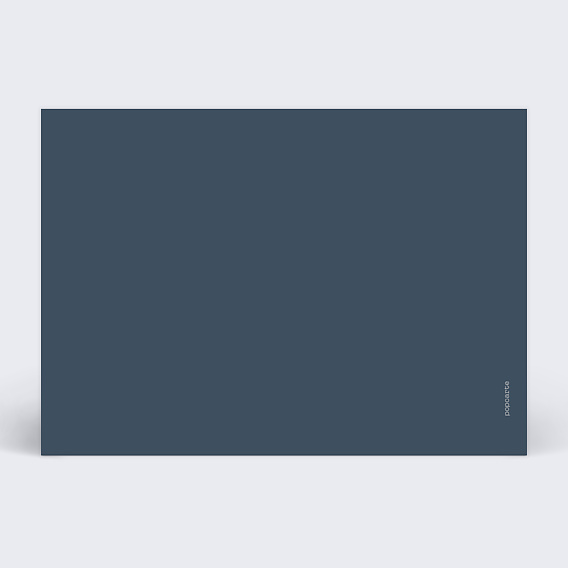 Carte de condoléances Montagne Verso