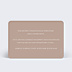 Carte de Condoléances Arbre Photo
