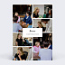 Carte de départ Multiphotos étiquette