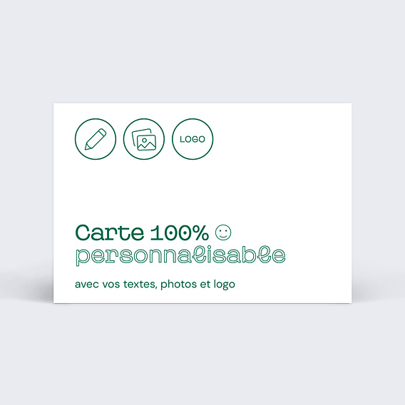 Carte de fidélité Modèle 100% personnalisable