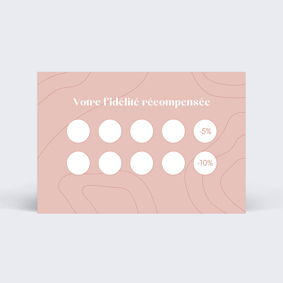 Carte de fidélité Forme