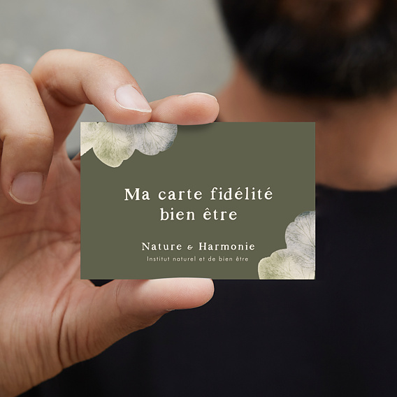 Carte de fidélité Bien être  Après 1