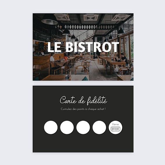 Carte de fidélité Bar