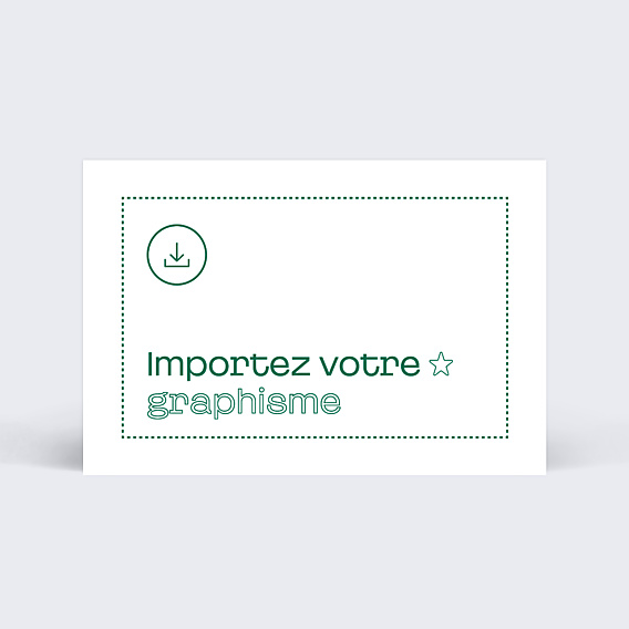 Carte de fidélité Importez Votre Graphisme Personnalisé