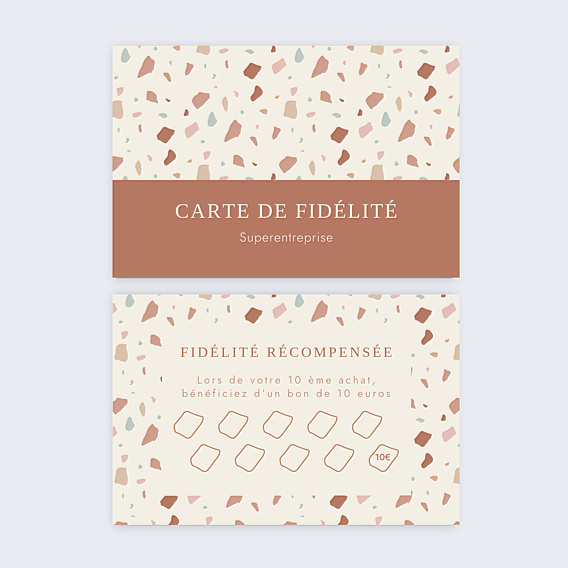 Carte de fidélité Terrazzo