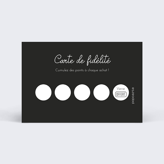 Carte de fidélité Bar Verso