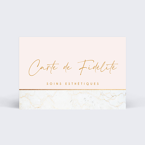 Carte de fidélité Marbre