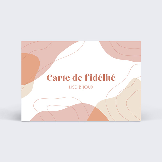 Carte de fidélité Forme Recto