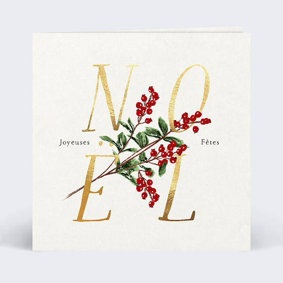 Carte de Noël  Joli Brin