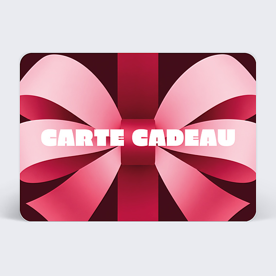 Carte de Noël  Ruban XXL
