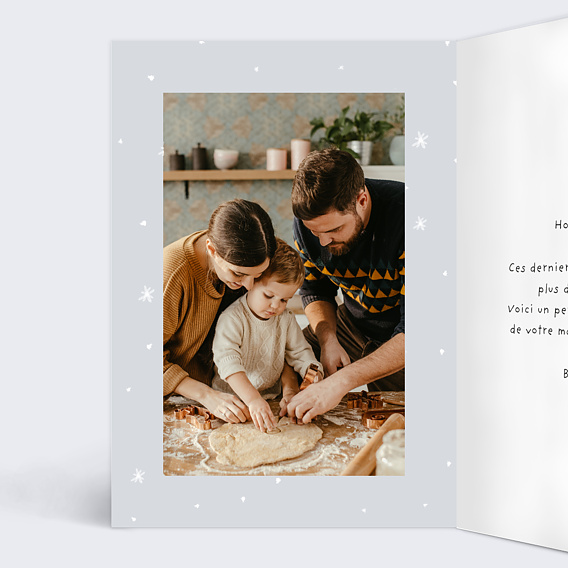 Carte de Noël Robert le Rêne Intérieur Gauche