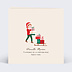 Carte de Noël  Livraison Lutin Verso