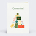 Carte de Noël Sapin en Cadeaux