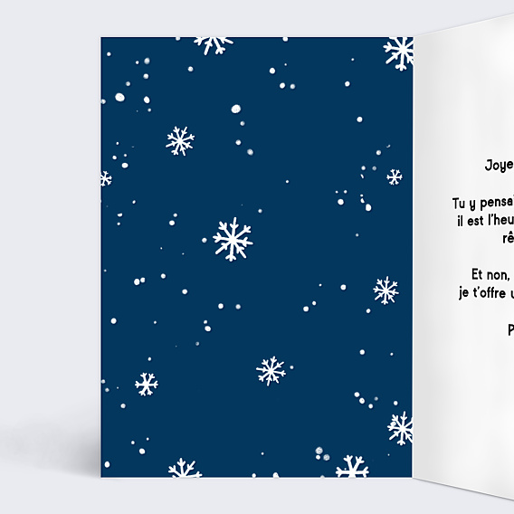 Carte de Noël Saut En Parachute