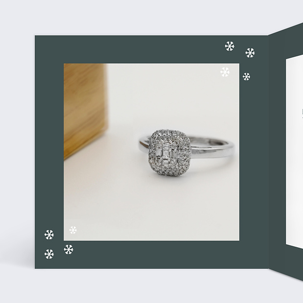 Carte de Noël Bon Pour Ours Intérieur Gauche