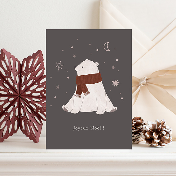 Carte de Noël Ourson Après 4
