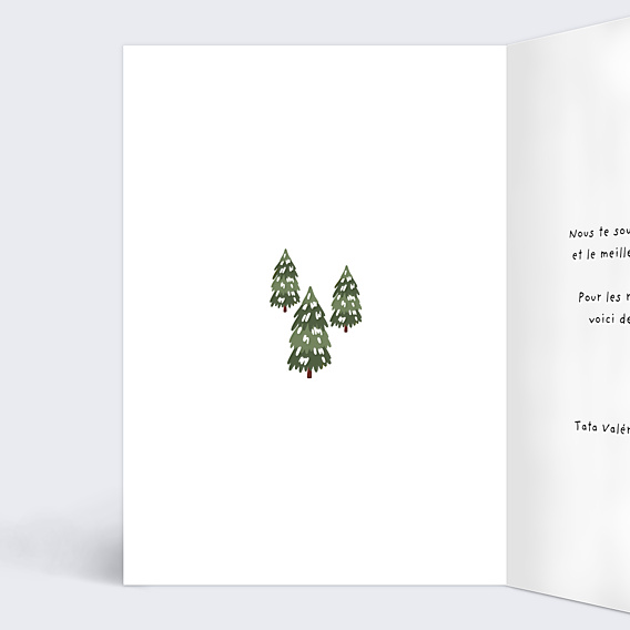 Carte de Noël Coup de Pouce 