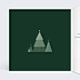 Carte de Noël Sapin Graphique