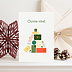 Carte de Noël  Sapin en Cadeaux Après 4