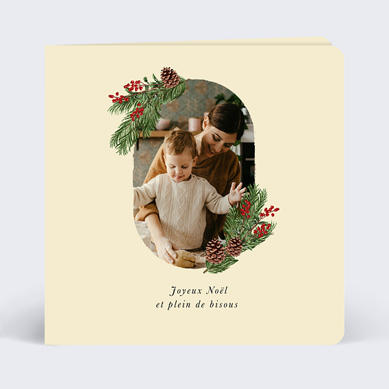 Carte de Noël Essence d'hiver