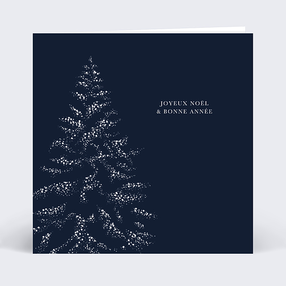 Carte de Noël Sous la neige