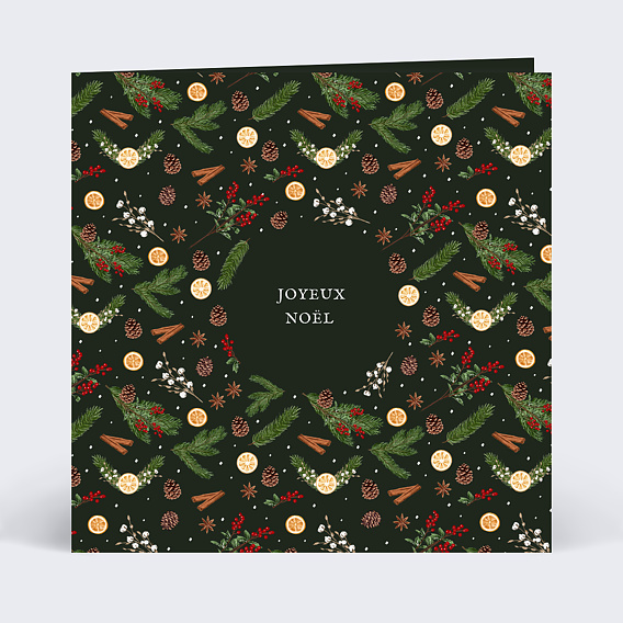 Carte de Noël Tradition Recto