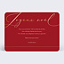 Carte de Noël  Multiphotos Rouge Verso