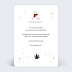 Carte de Noël  Roi des forêts Verso