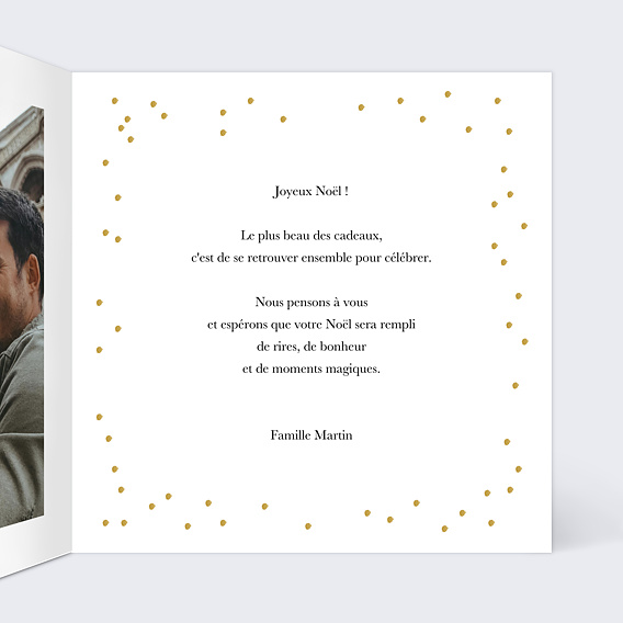 Carte de Noël  Grande Couronne Intérieur Droit