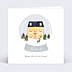 Carte de Noël Réveillon