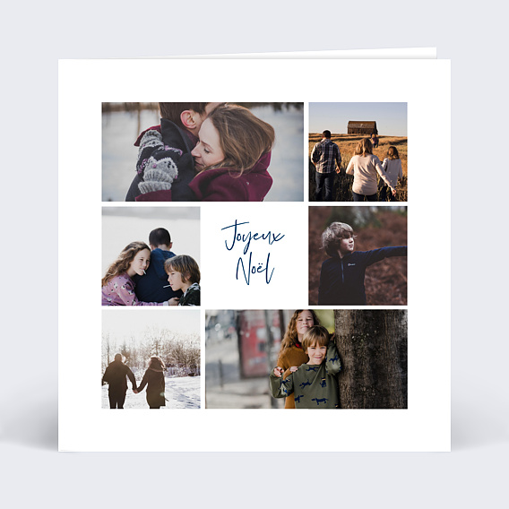 Carte de Noël  Chic Recto