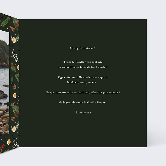 Carte de Noël Tradition