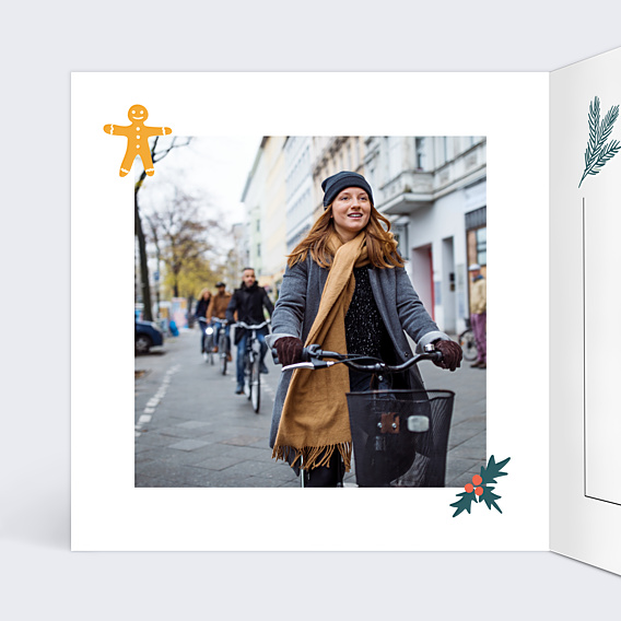 Carte de Noël Petit Pain d'Épices