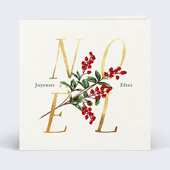 Carte de Noël Joli Brin