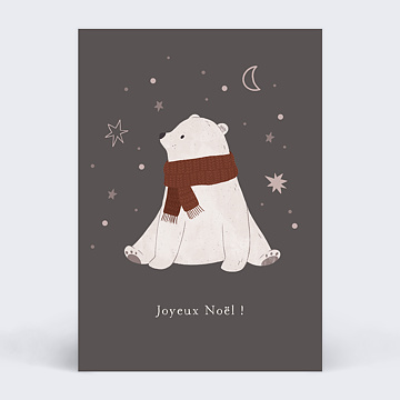 Carte de Nol  Ourson